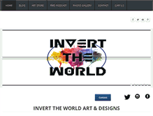 Tablet Screenshot of inverttheworld.com